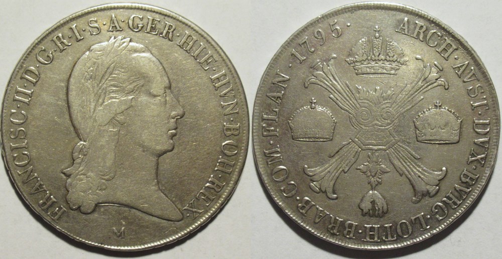 1795 Milano, 1 Crocione - Franz II d'Asburgo-Lorena monnaies monde italie 1795 milano 1 crocione franz ii asburgo lorena