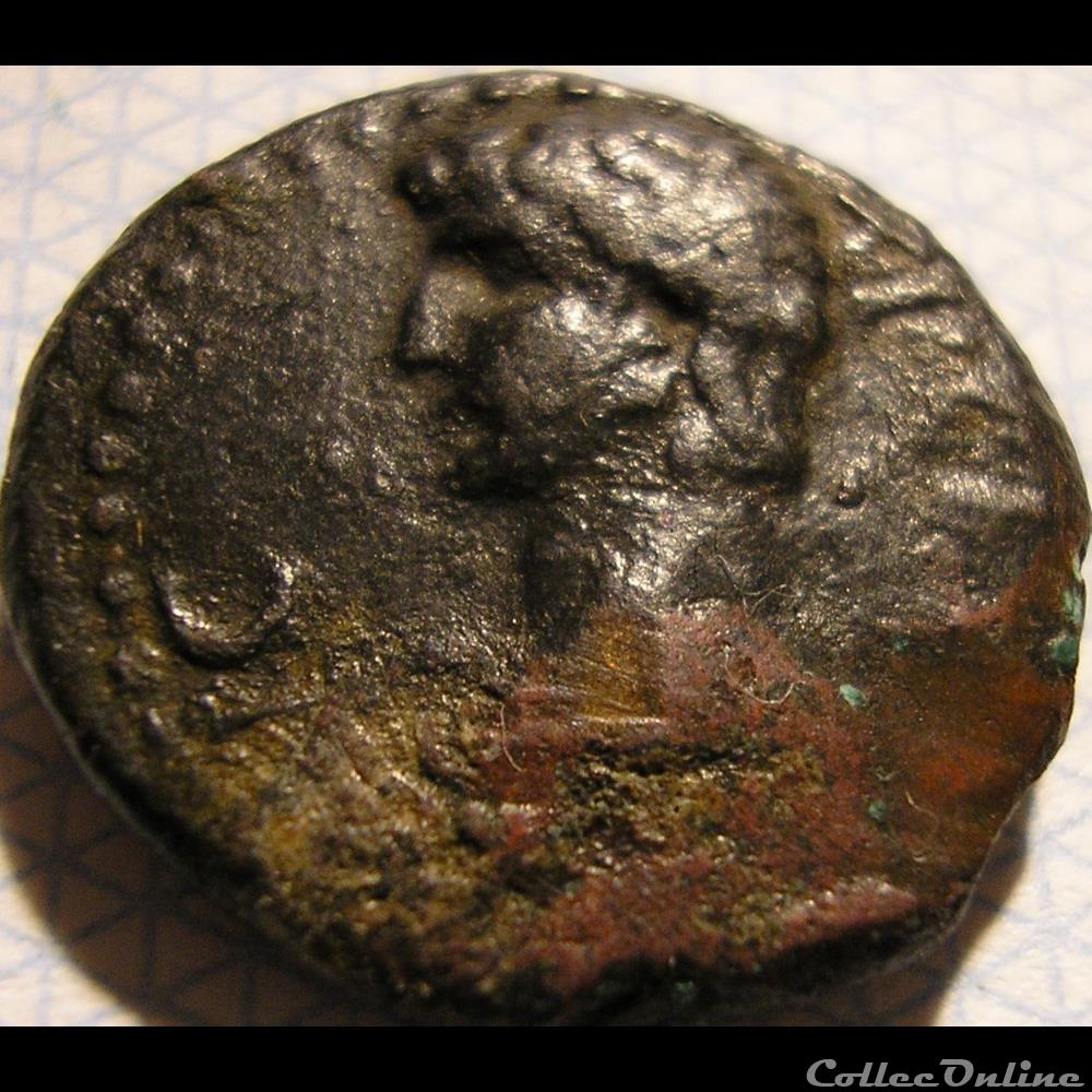 Claudius - Philippi, Macedonia, Æ16 - AD. 41-54 4 monnaie antique av jc ap romaine provinciale claudius philippi macedonia 16 ad 41 54