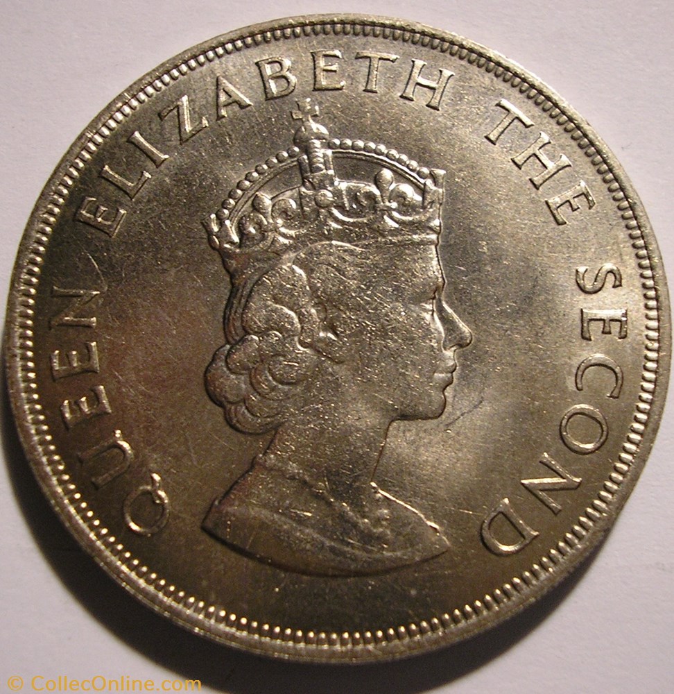 Elizabeth II - 5 Shillings 1066-1966 Norman Conquest 3 monnaie monde jamaique elizabeth ii 5 shillings 1066 1966 norman conquest