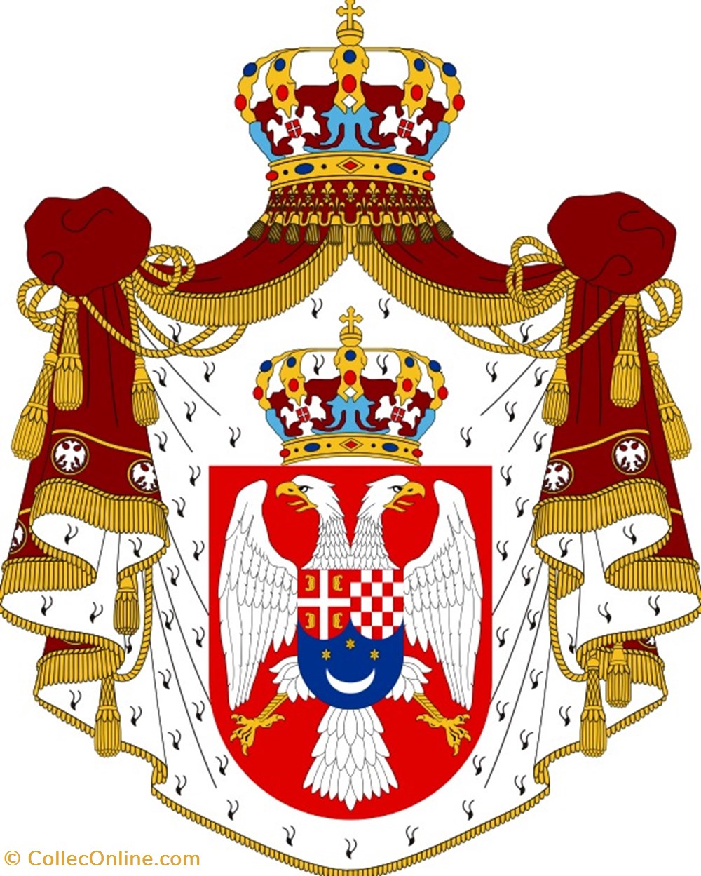 Kingdom of Serbia (1882-1918) - Bookmark monnaies monde serbie kingdom of serbia 1882 1918 bookmark