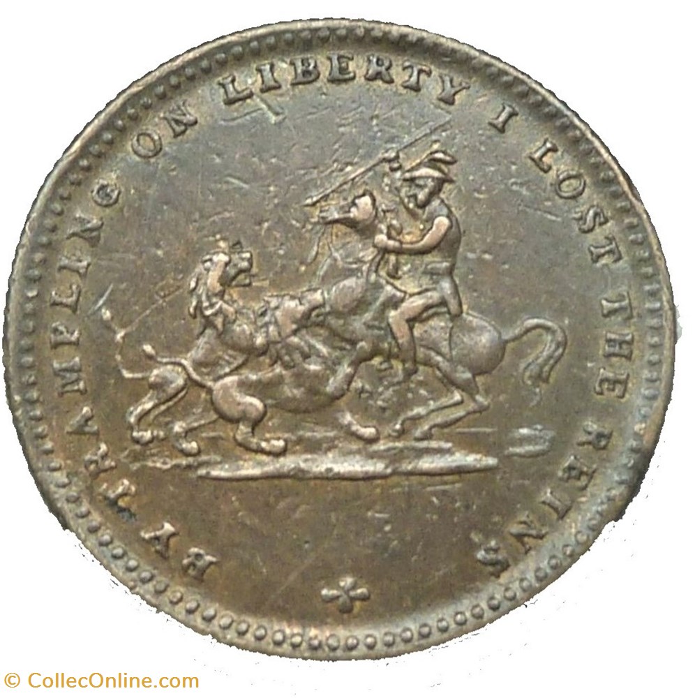 William IV - 1837 Death Token, Great Britain 3 monnaie jeton mereaux william iv 1837 death token great britain