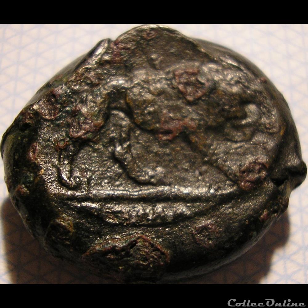 Agyrion, City of Sicily - 344-300 BC. - AE Dilitron monnaie antique grecque agyrion city of sicily 344 300 bc ae dilitron