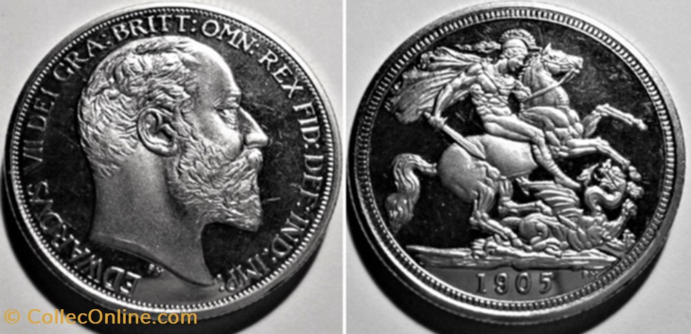 Edward VII - Crown 1905 - Retro Pattern - Great Britain monnaie jeton mereaux edward vii crown 1905 retro pattern great britain