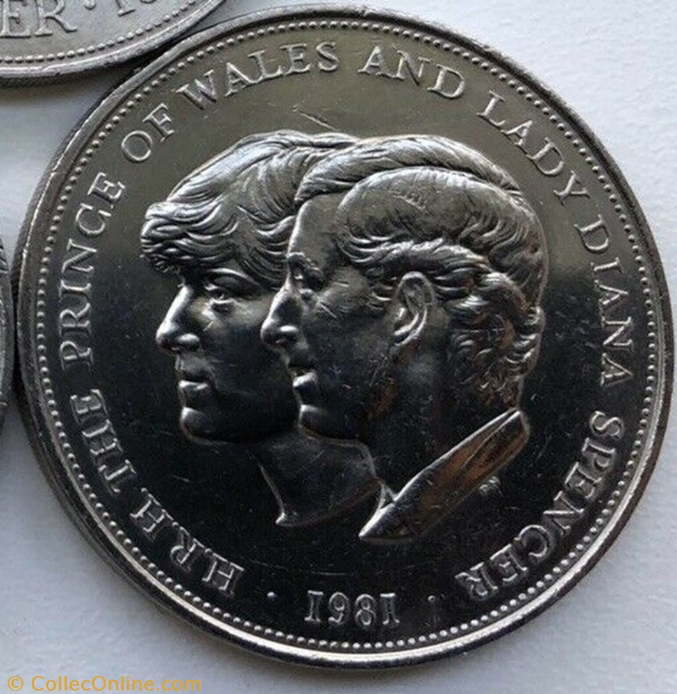 Elizabeth II - 25 New Pence 1981 Royal Wedding - UK monnaies monde royaume uni elizabeth ii 25 new pence 1981 royal wedding uk