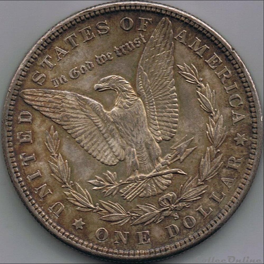 1885 San Francisco Dollar - Repunched Mintmark 3 monnaie monde etat uni 1885 san francisco dollar repunched mintmark