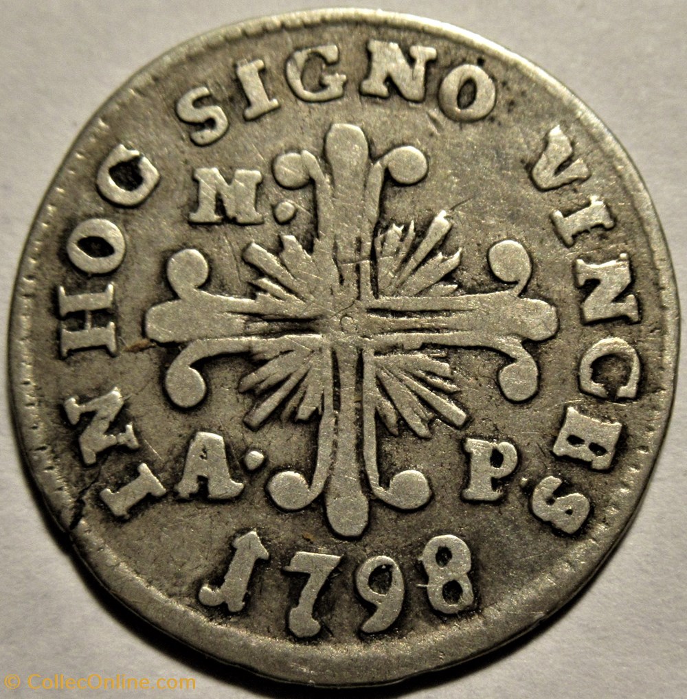 monnaies europe medievale royaume de naples 1798 regno di napoli 10 grana ferdinando iv 2ex