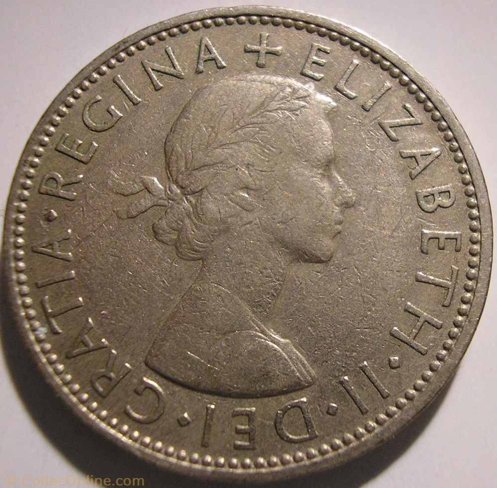 Elizabeth II - 1 Florin 1958 - UK monnaie monde royaume uni elizabeth ii 1 florin 1958 uk