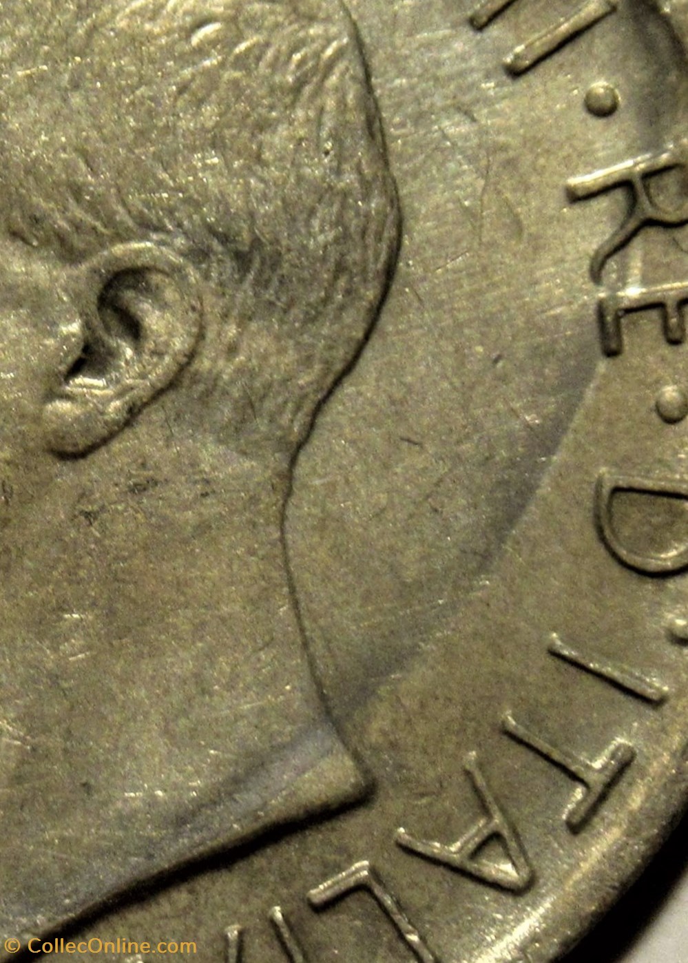 monnaies monde 1927 royaume italie 5 lire roma vittorio emanuele iii error