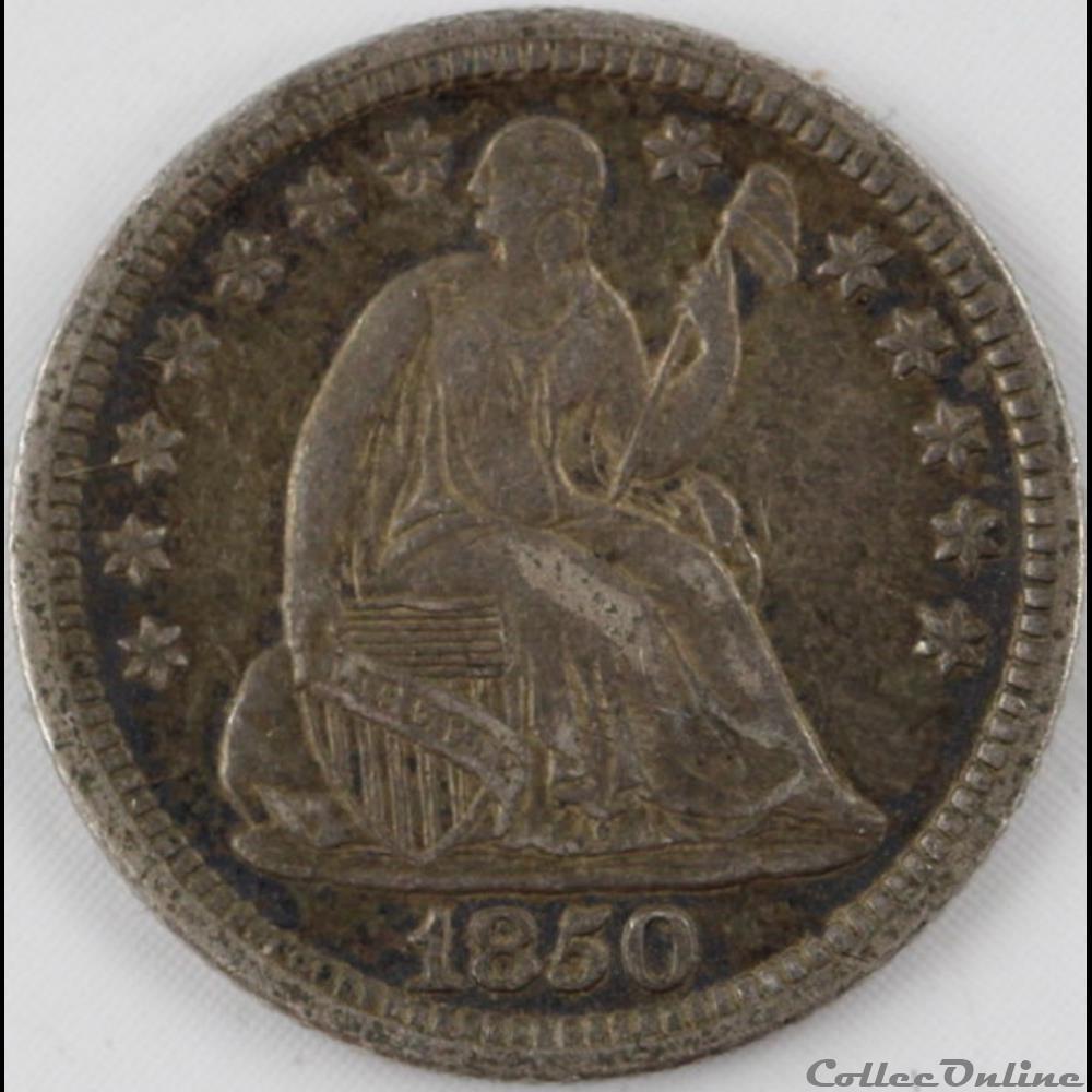 1850 Half Dime monnaies monde etats unis 1850 half dime