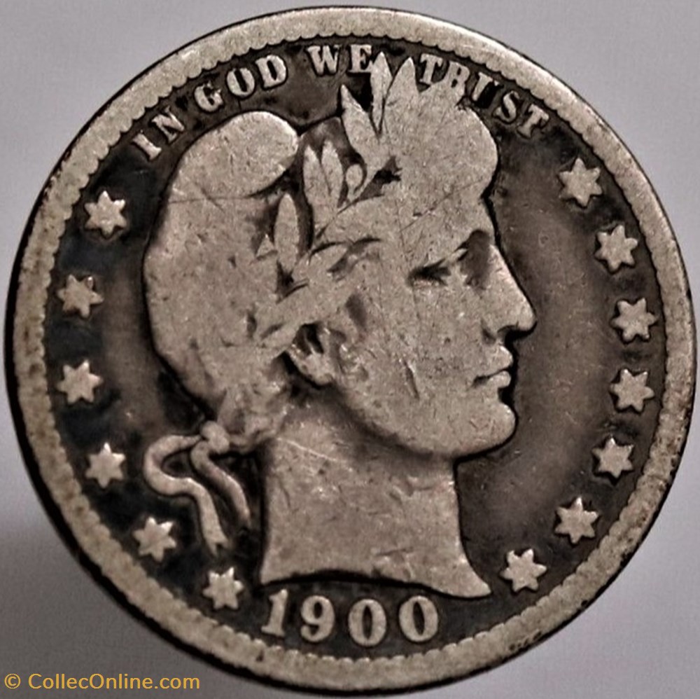 1900 New Orleans Quarter $ monnaie monde etat uni 1900 new orleans quarter