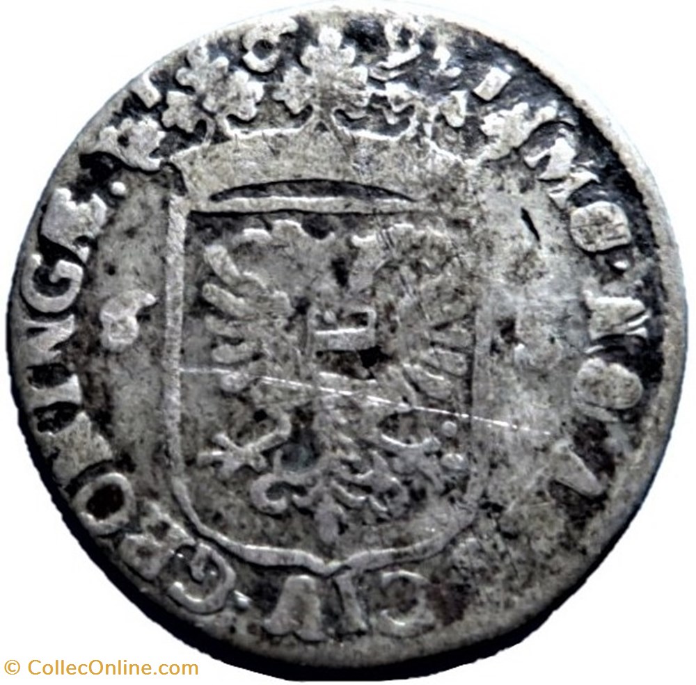 monnaies monde pays bas dutch republic 6 stuivers 1691 groningen