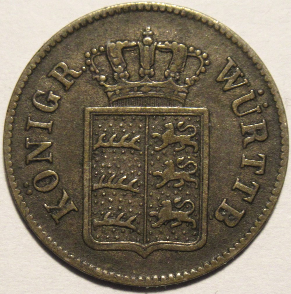Wilhelm I - 6 Kreuzer 1854 - Kingdom of Württemberg monnaies europe medievale a saint empire romain germanique wilhelm i 6 kreuzer 1854 kingdom of wurttemberg