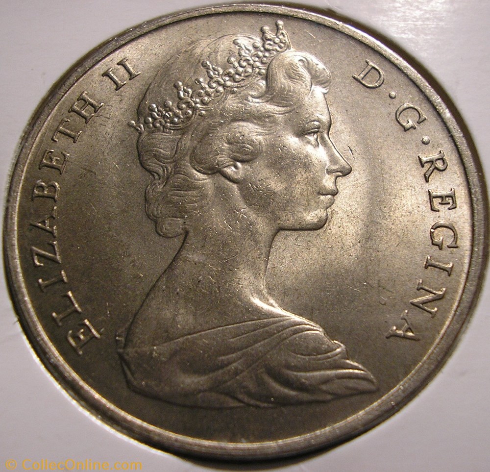 Elizabeth II - One Crown 1968 - Gibraltar - Coins - World - Face value ...