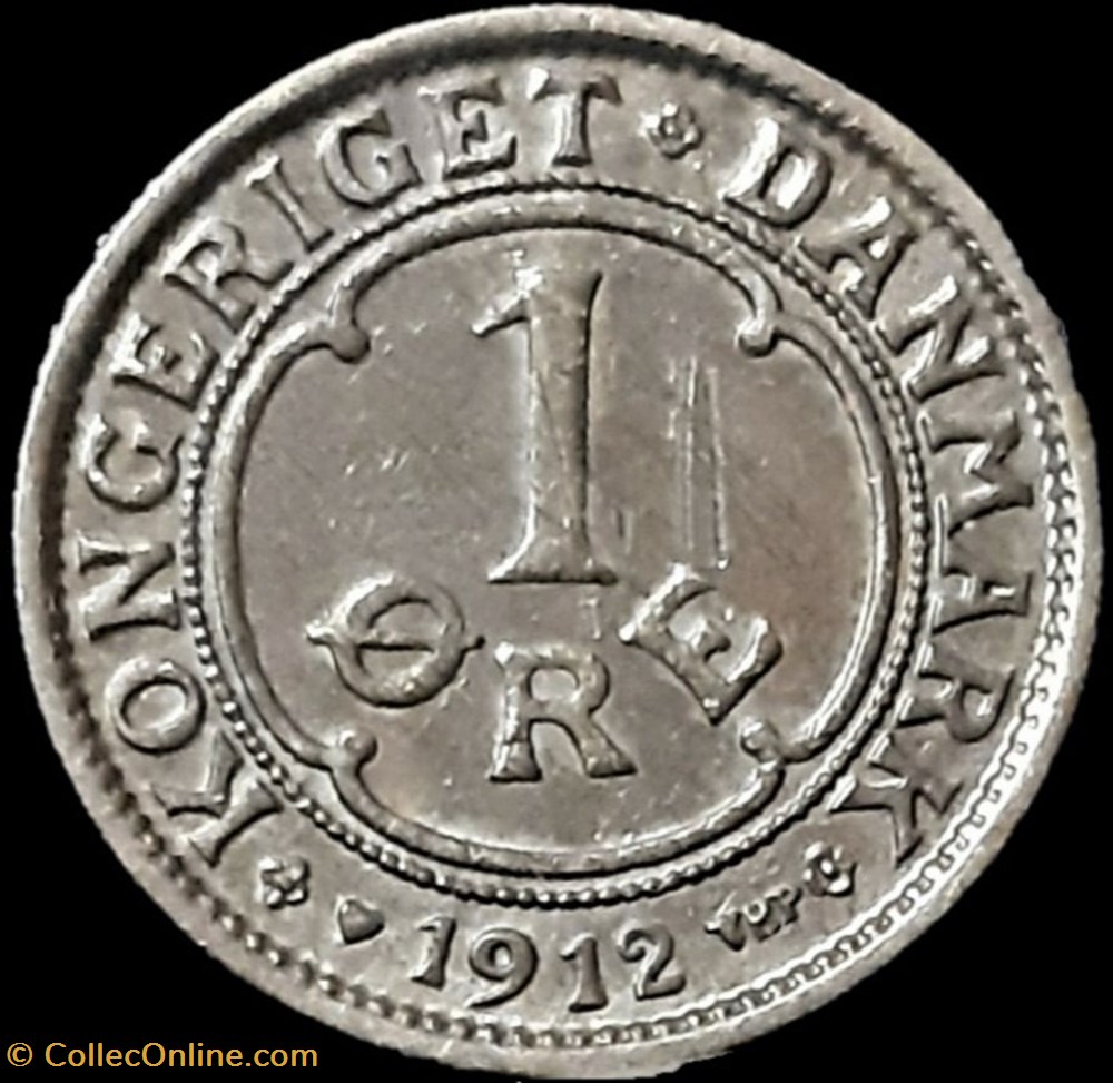 monnaies monde danemark frederik viii denmark 1 re 1912
