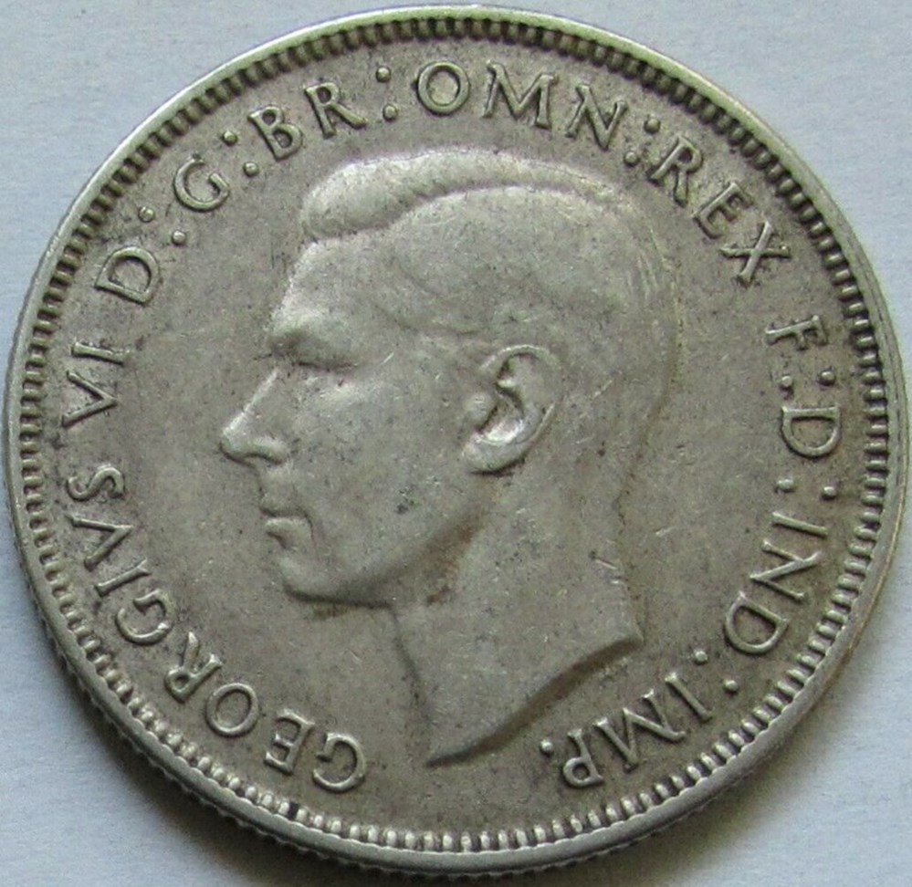 monnaies monde australie george vi one florin 1943 san francisco australia