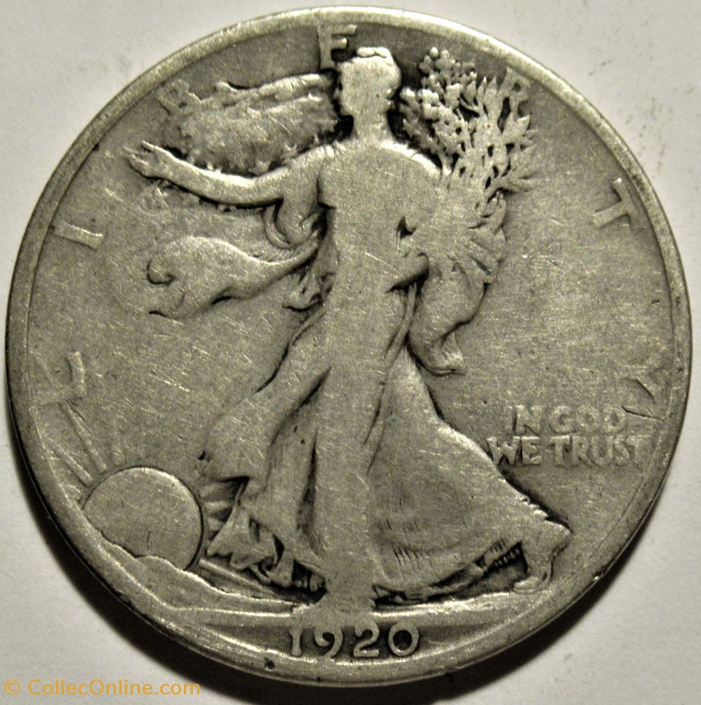 1920 Denver Half Dollar monnaies monde etats unis 1920 denver half dollar