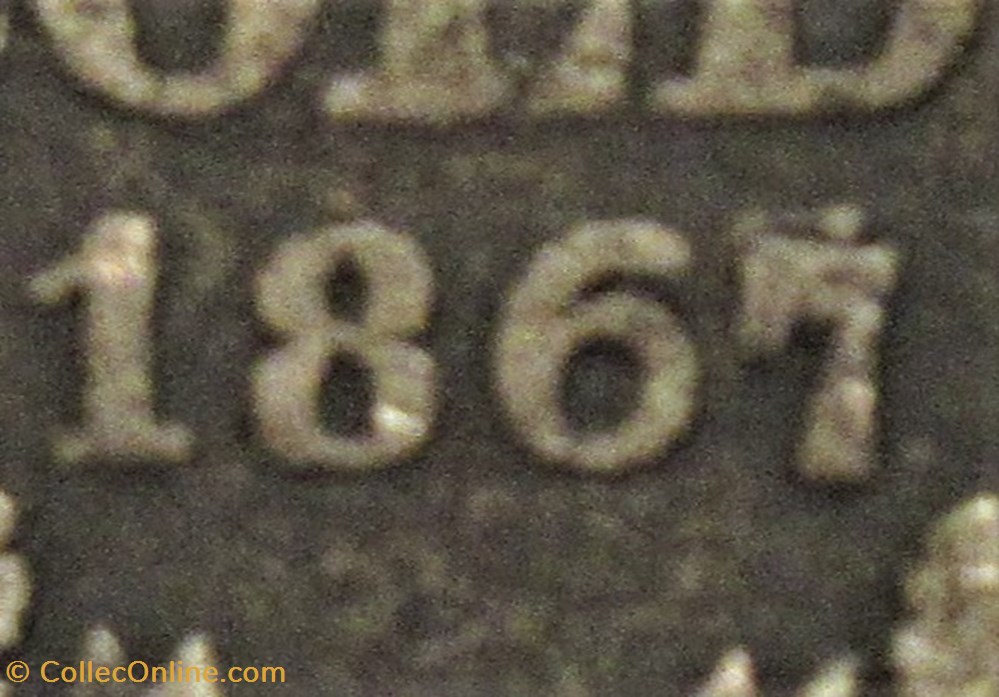 monnaies monde pio ix pope 10 soldi 1867 anno xxi vaticano doubling date 1867 7
