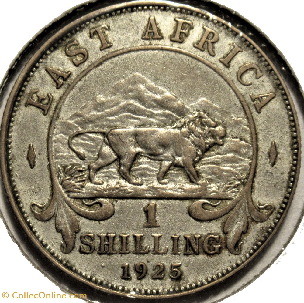 George V - 1 Shilling 1925 - British East Africa monnaies monde ouganda george v 1 shilling 1925 british east africa