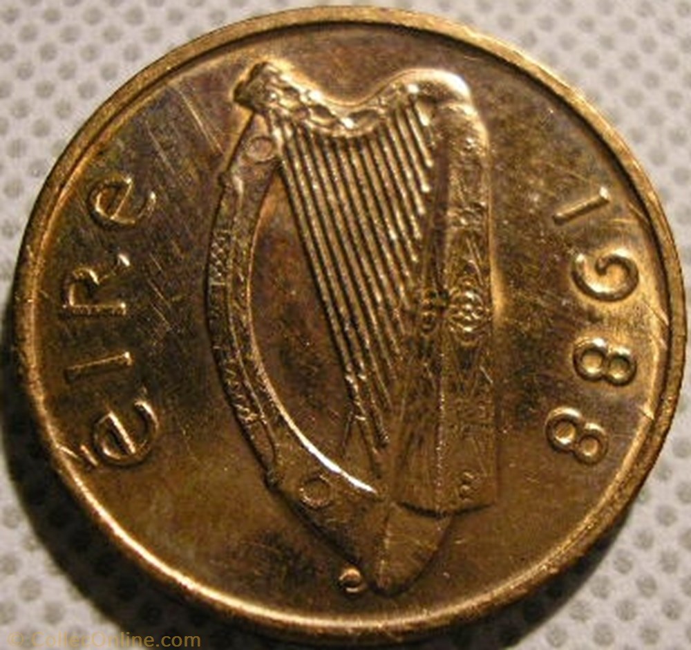 1 Penny 1988 monnaie monde irlande 1 penny 1988