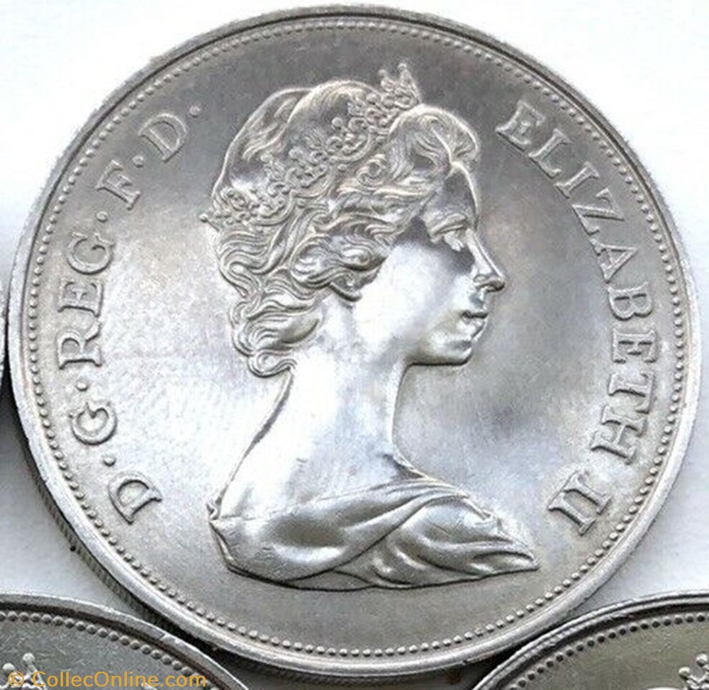 monnaie monde royaume uni elizabeth ii 25 new pence 1947 1972 silver wedding uk