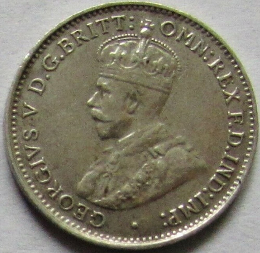 George V - Three Pence 1935 Melbourne - Australia monnaies monde australie george v three pence 1935 melbourne australia