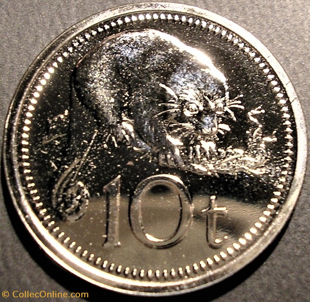 Papua New Guinea - 10 Toea 1995 4 monnaies monde papouasie nouvelle guinee papua new guinea 10 toea 1995
