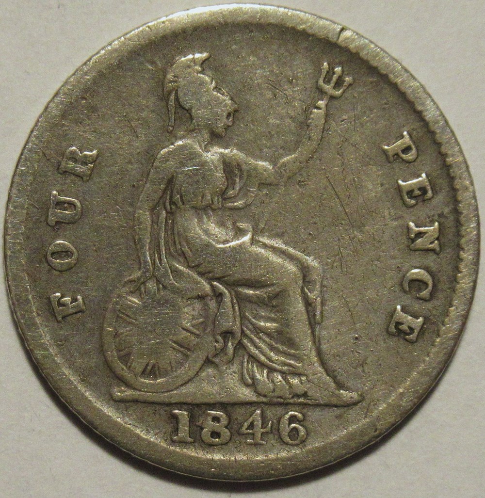 Victoria - 4 Pence 1846 - Kingdom of Great Britain monnaies monde royaume uni victoria 4 pence 1846 kingdom of great britain
