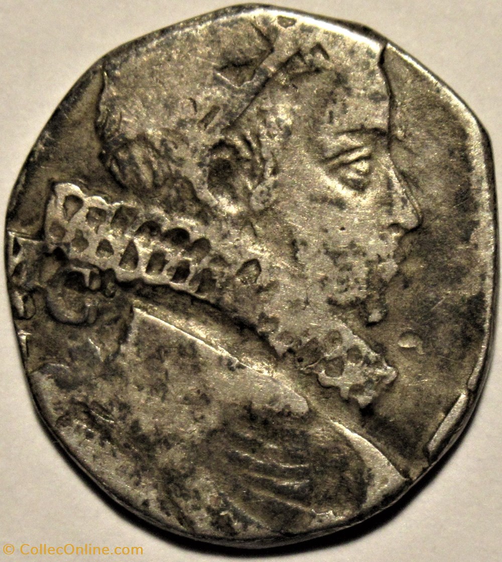 c.1621-23 Regno di Napoli 1 Tari - Filippo IV d'Absurgo monnaies europe medievale royaume de naples c 1621 23 regno di napoli 1 tari filippo iv absurgo