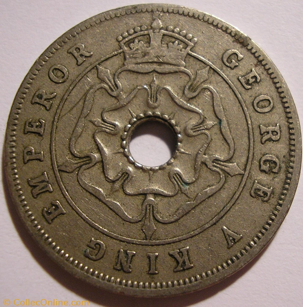 George V - 1 Penny 1936 - Southern Rhodesia monnaie monde zimbabwe george v 1 penny 1936 southern rhodesia