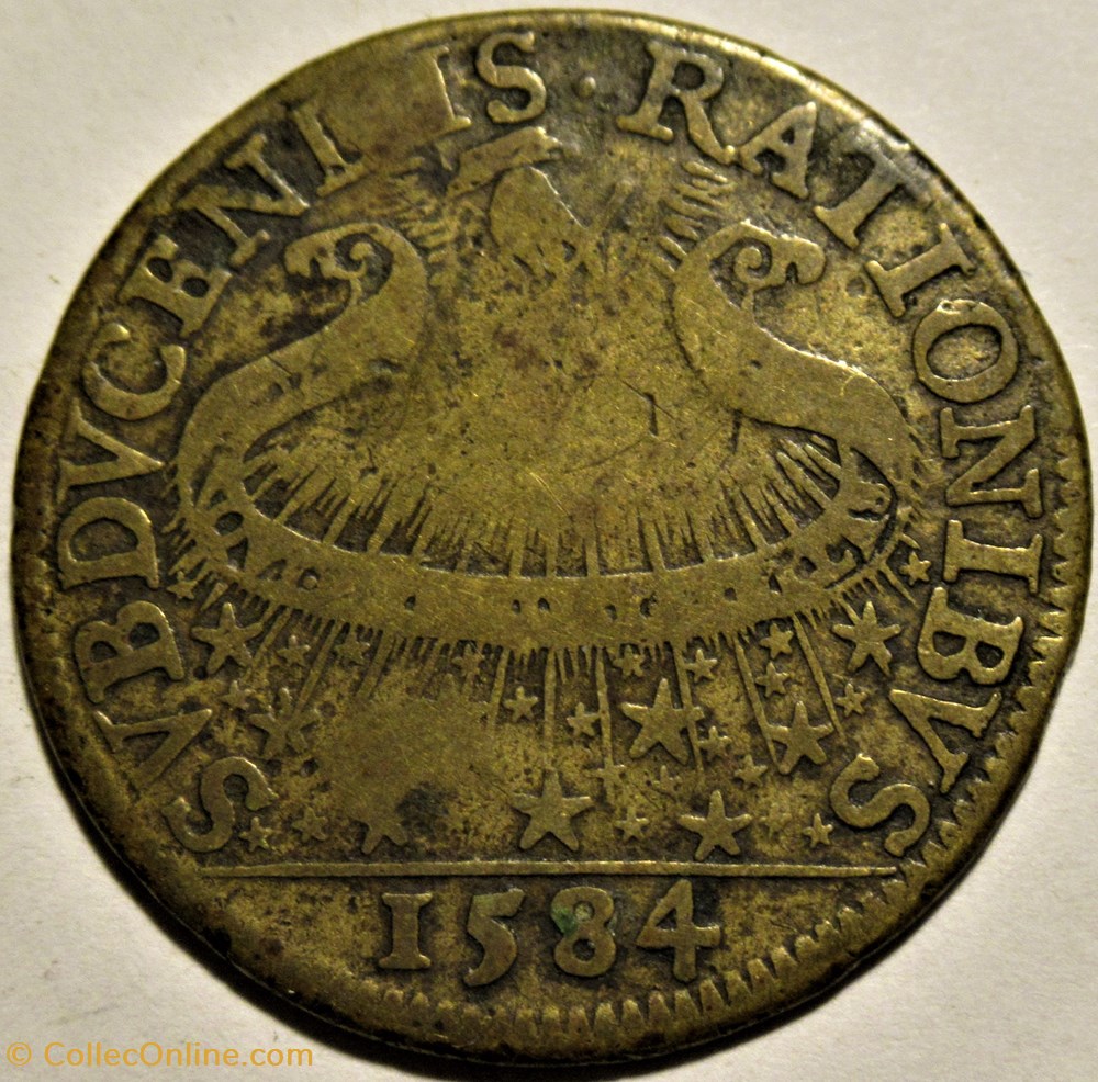 Henri III - 1584, Jeton de la Chambre des Comptes 3 monnaies paranumismatique jetons poids henri iii 1584 jeton de la chambre des comptes