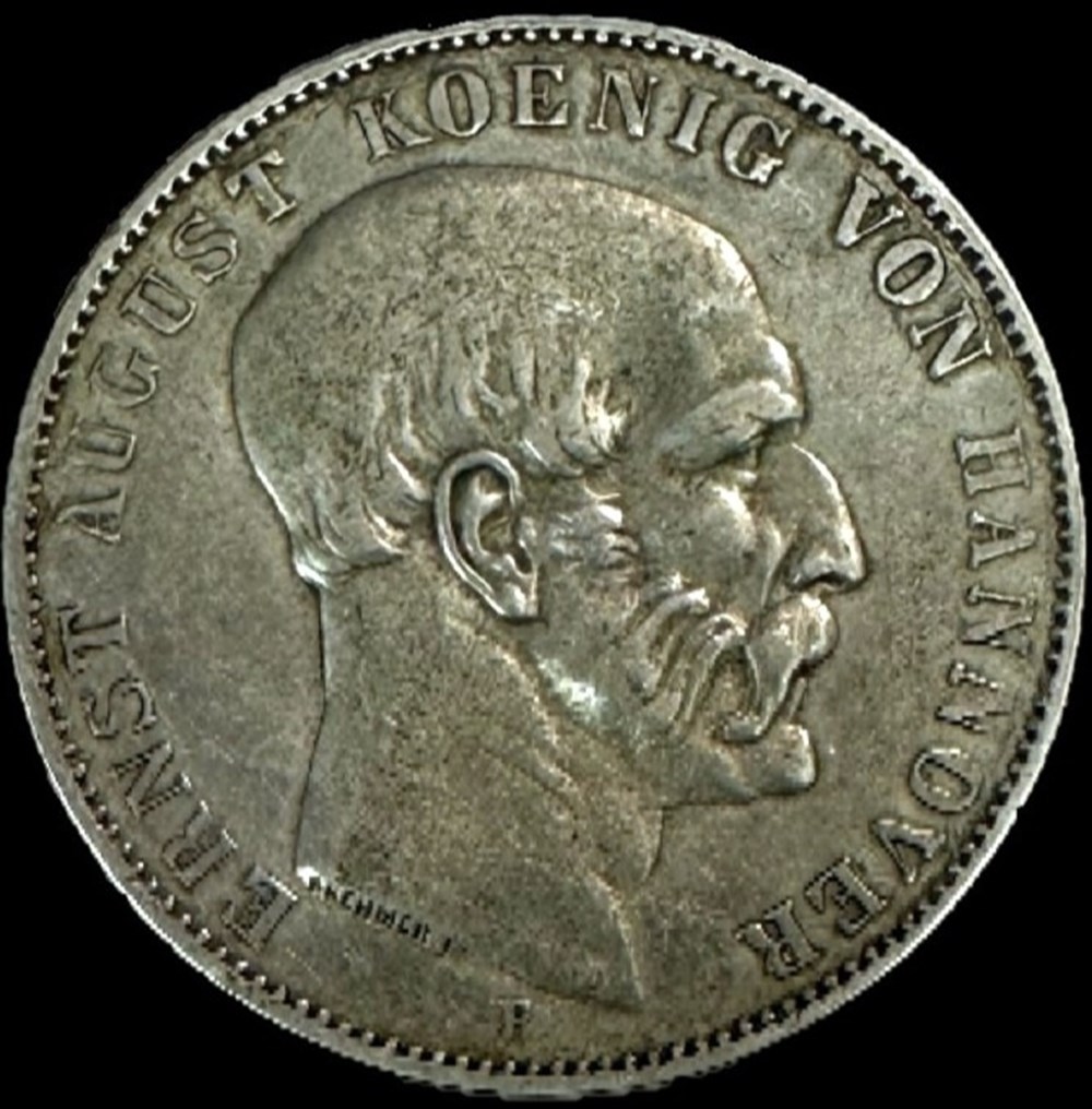 Ernest August I - 1 Thaler 1849 - Kingdom of Hannover monnaies monde allemagne ernest august i 1 thaler 1849 kingdom of hannover