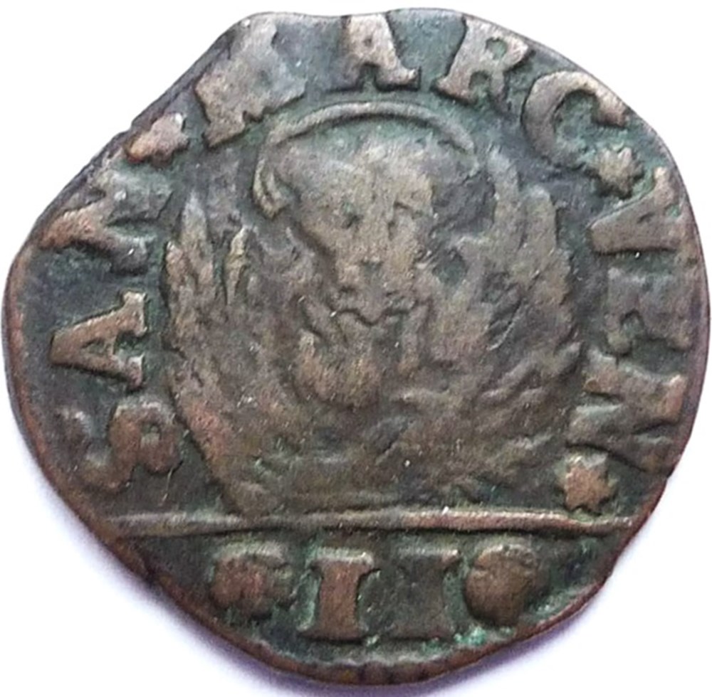 monnaies europe medievale republique de venise 2 soldi c 1691 dalmatia albania republic of venice