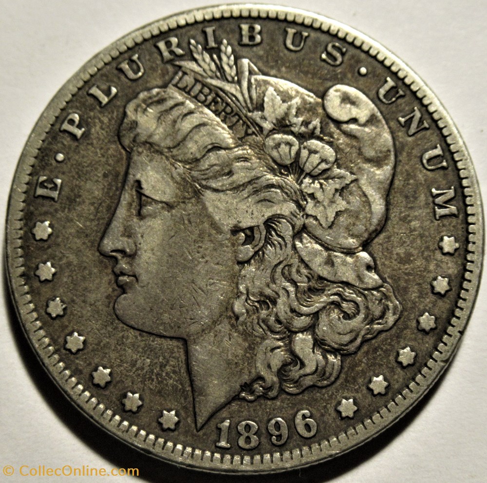 1896 San Francisco Dollar - Repunched Mintmark monnaies monde etats unis 1896 san francisco dollar repunched mintmark