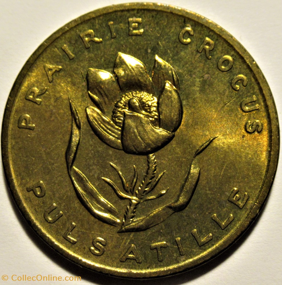 Manitoba - Provincial Arms and Flowers 1965-68, Shell Oil Token 2 monnaies paranumismatique jetons poids manitoba provincial arms and flowers 1965 68 shell oil token
