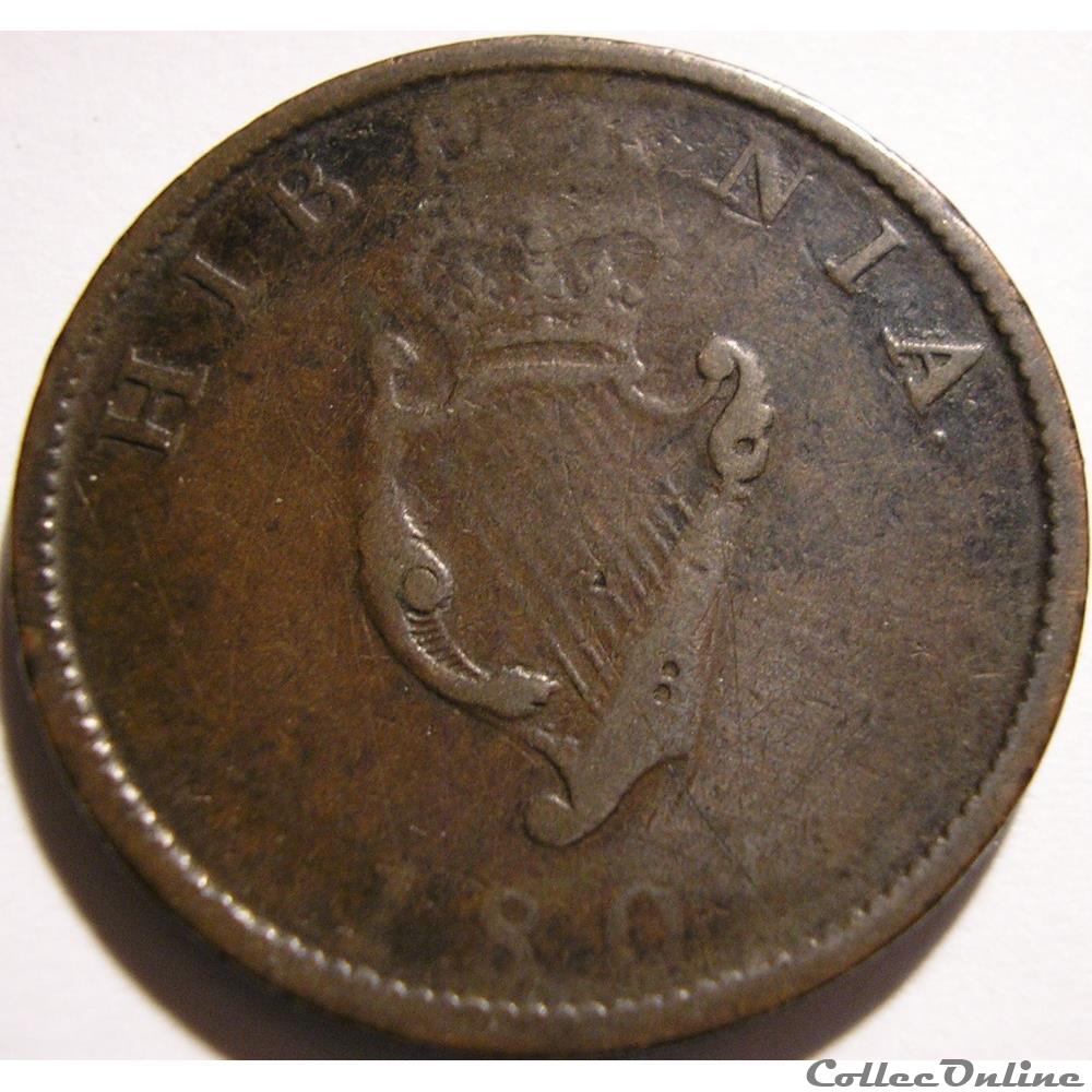 George III - Half Penny 1805 Ireland monnaie monde royaume uni george iii half penny 1805 ireland