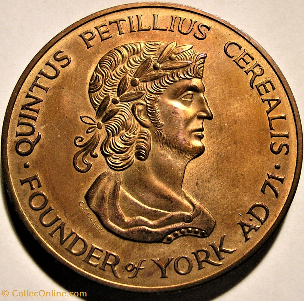 City of York 1900th Anniversary Medal 1971 - UK 2 medaille royaume uni city of york 1900th anniversary medal 1971 uk