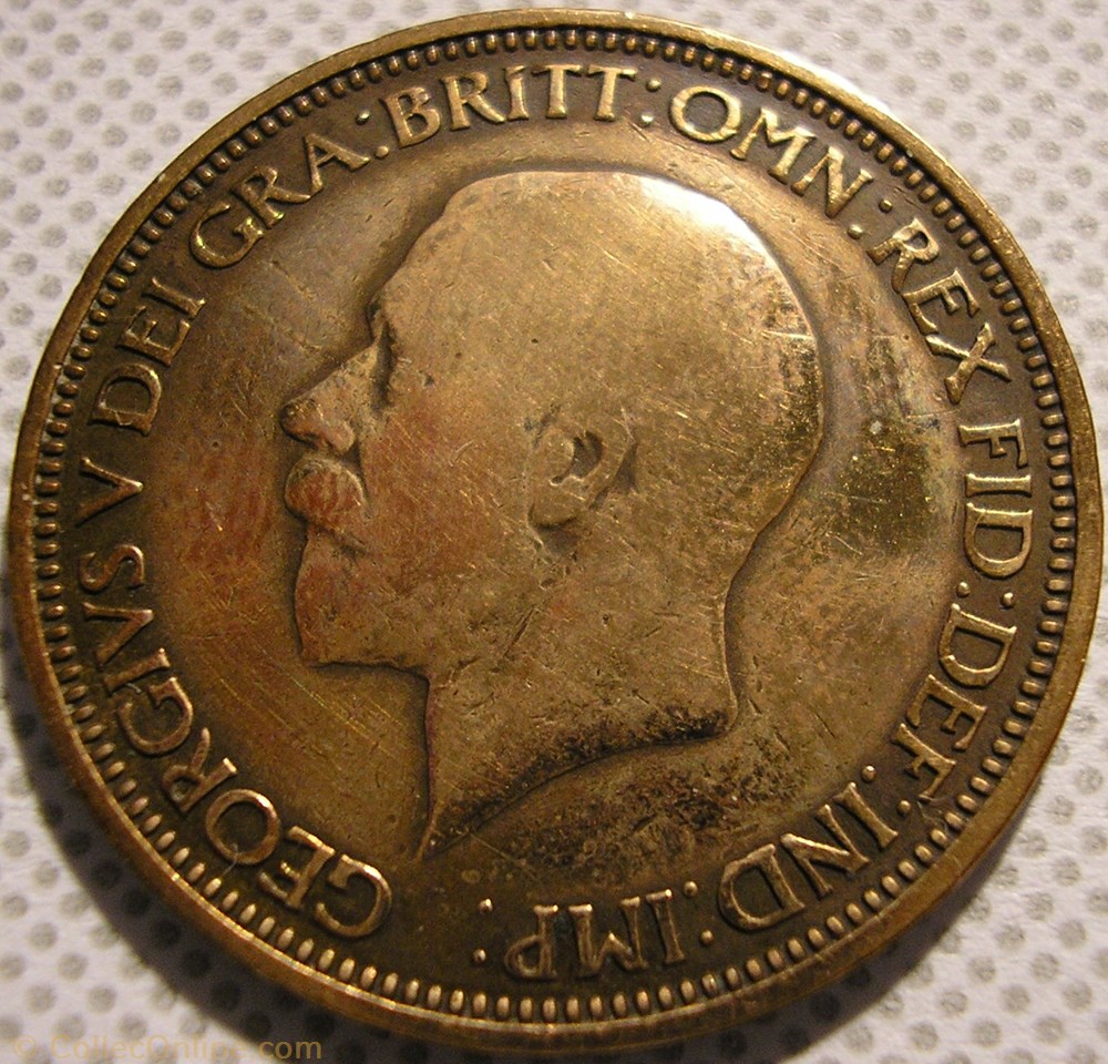 monnaie monde royaume uni george v half penny 1930 great britain