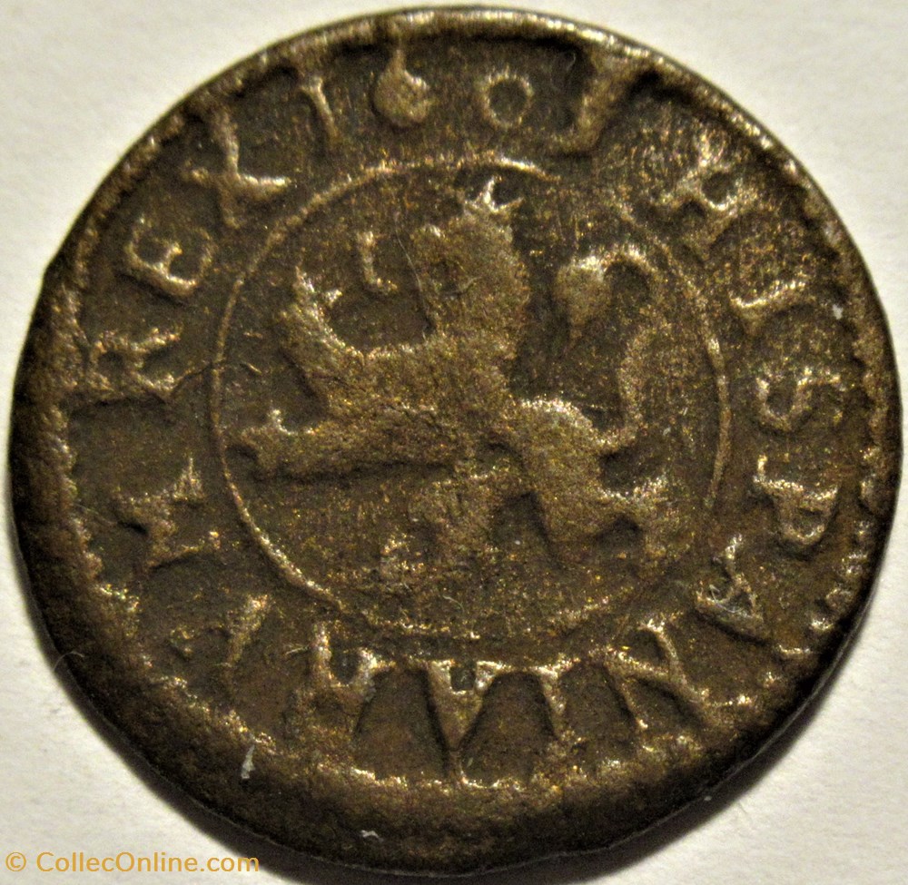 1603 Segovia - 2 Maravedis - Felipe III de España 3 monnaies europe medievale royaume espagne 1603 segovia 2 maravedis felipe iii de espana