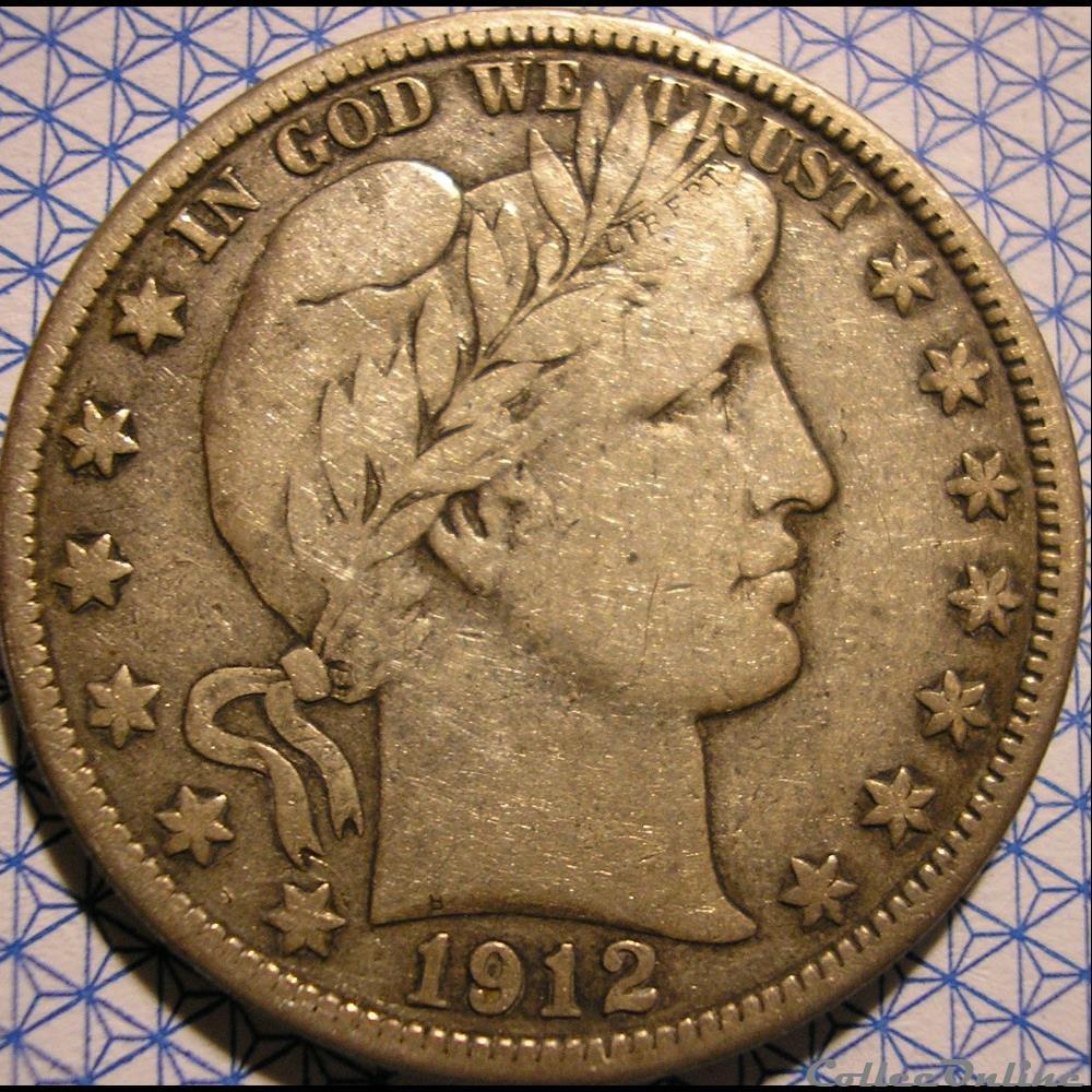 1912 Denver Half $ 3 monnaie monde etat uni 1912 denver half