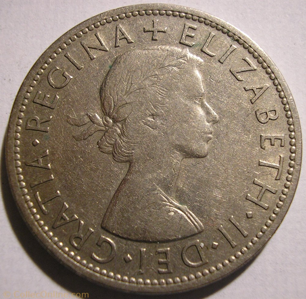 Elizabeth II - Half Crown 1960 monnaies monde royaume uni elizabeth ii half crown 1960