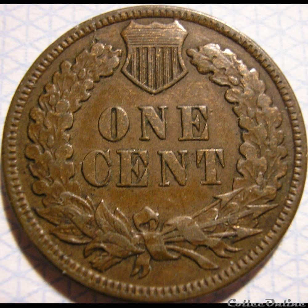 1884 One Cent monnaie monde etat uni 1884 one cent