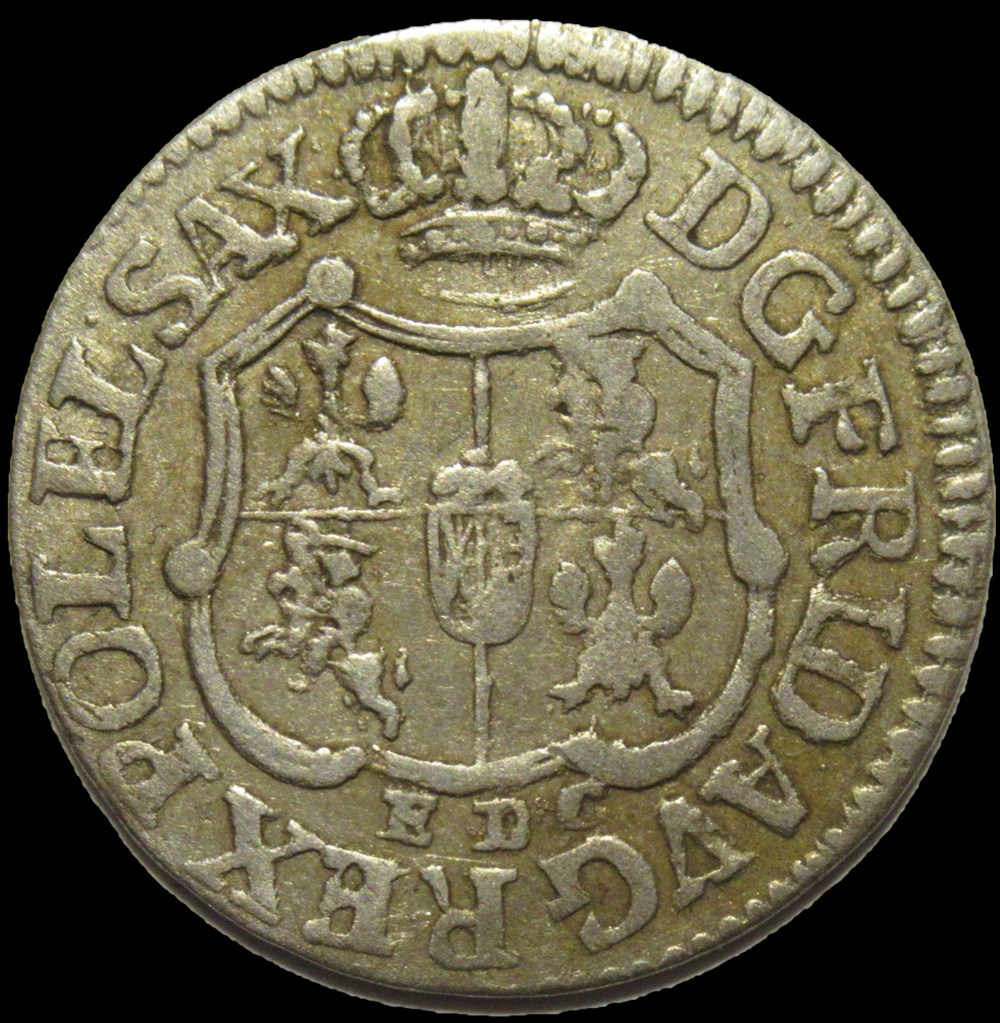 Friedrich August II - 1/24 Thaler 1763 Electorate of Saxony monnaies europe medievale saint empire romain germanique friedrich august ii 1 24 thaler 1763 electorate of saxony