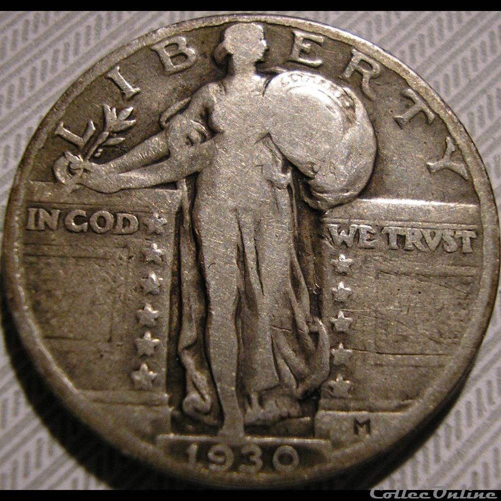 monnaie monde etat uni 1930 quarter dollar