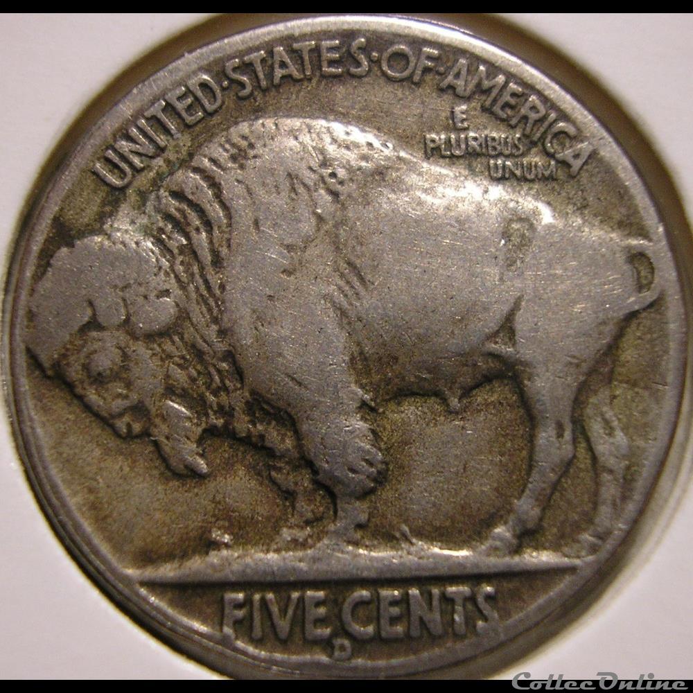 1937 Denver 5 Cents monnaie monde etat uni 1937 denver 5 cents