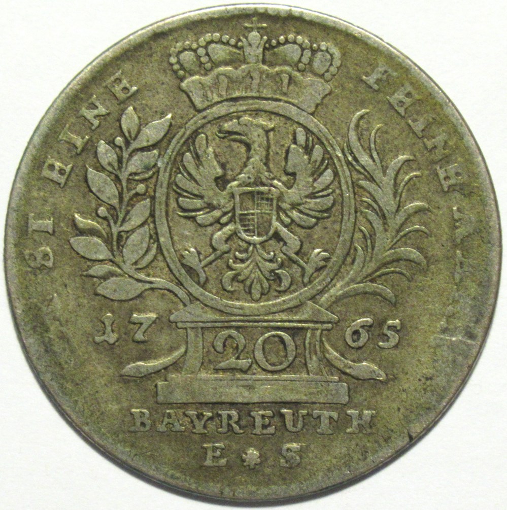 Friedrich Christian - 20 Kreuzer 1765 - Margraviate of