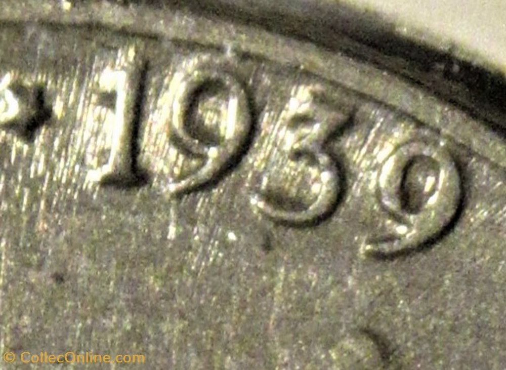 1939 Five Cents Jefferson, Philadelphia (1st Portrait) 4 monnaies monde etats unis 1939 five cents jefferson philadelphia 1st portrait