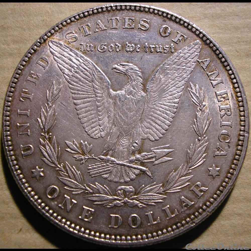 monnaies monde etats unis 1878 dollar 7 feathers ex 2