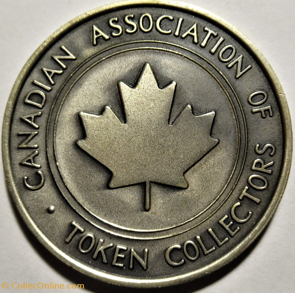 medailles canada canadian association of token collectors medal trade dollar token serge huard
