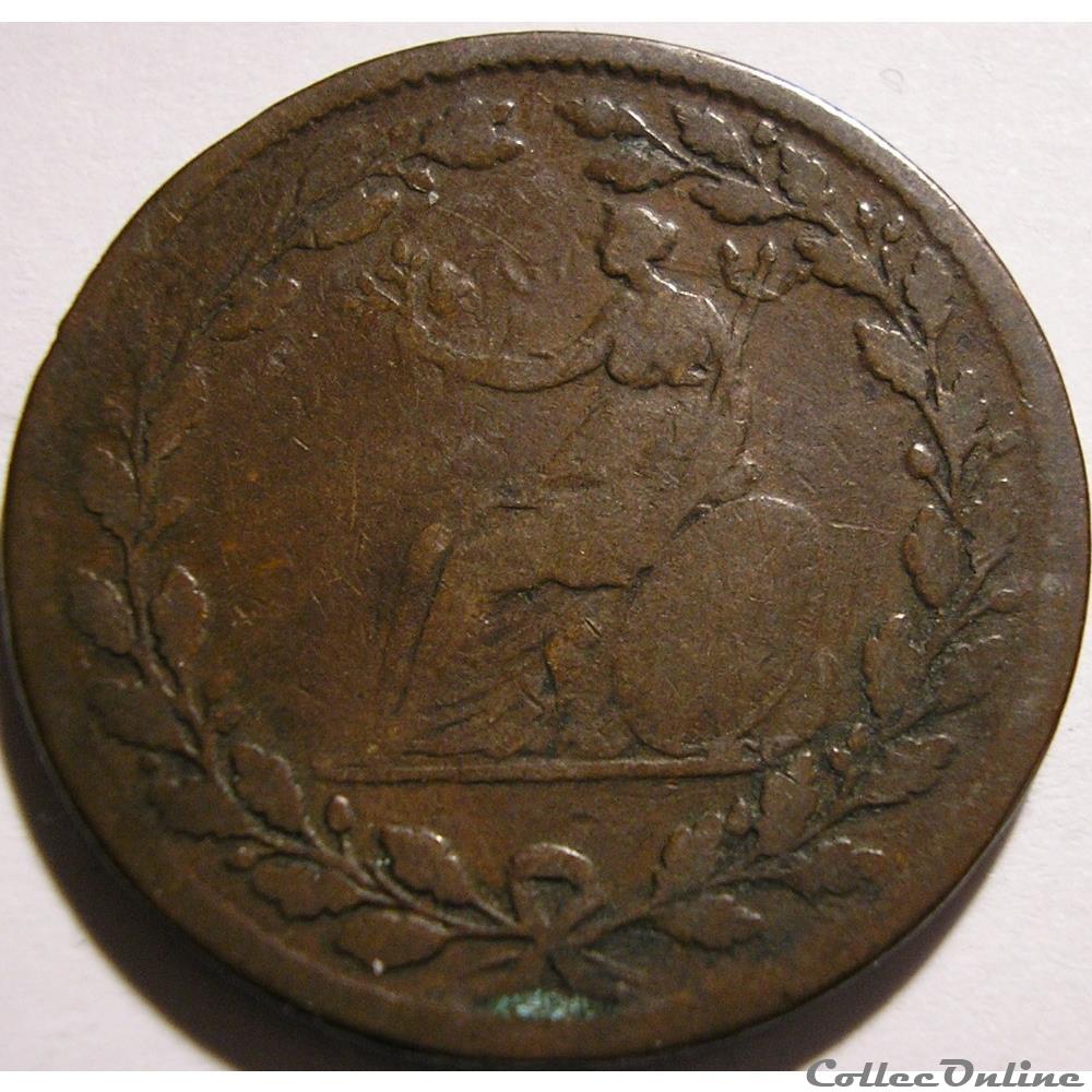 monnaie monde royaume uni 1811 halfpenny vincit amor patriae