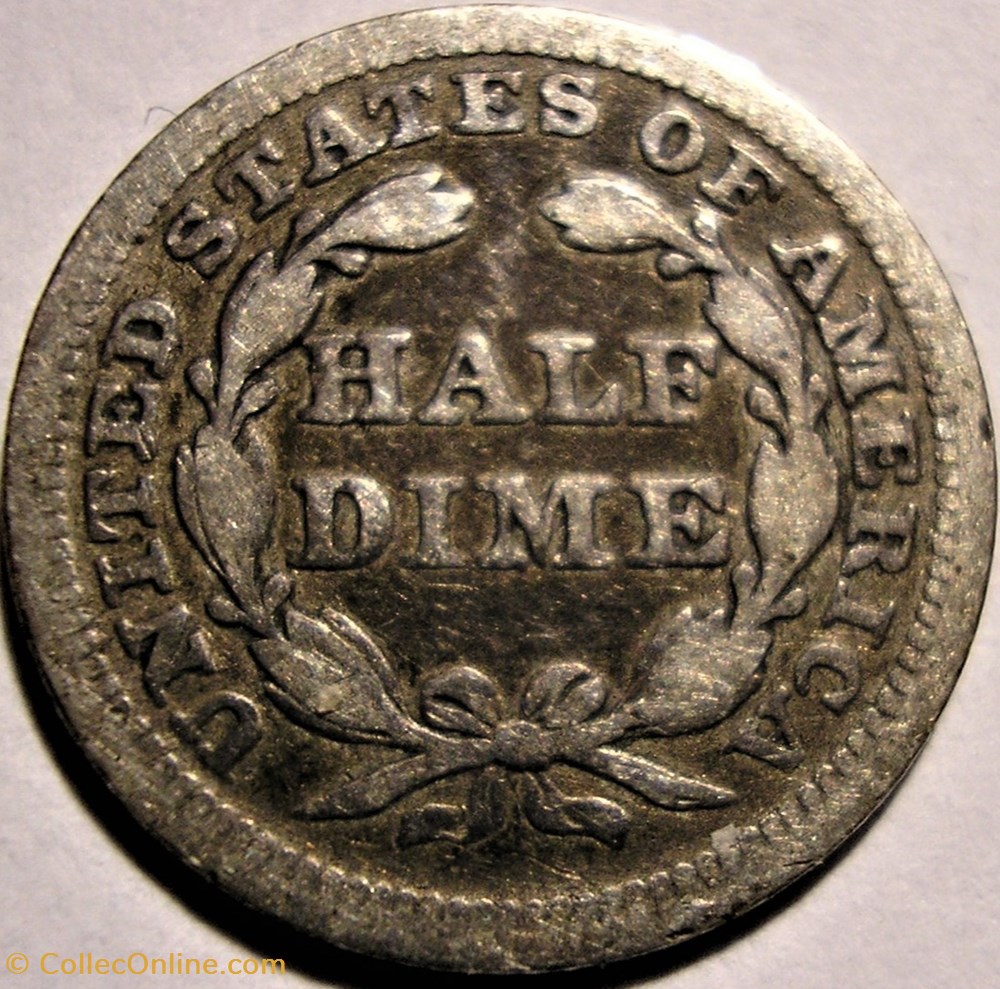 1842 Half Dime 4 monnaie monde etat uni 1842 half dime